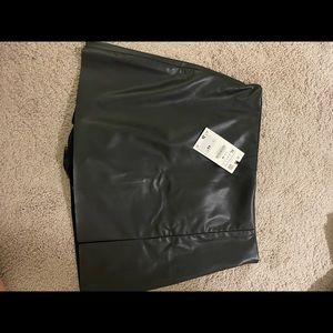 Zara Faux Leather Skort